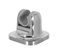 FUTUREORYY Adjustable Handheld Showerhead Holder with Adhesive Mount, No-Drill Wall-Mounted Shower Head Bracket for Bathroom and Rv Use, Chrome Finish, Compatible with Most Hand Held Shower