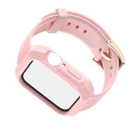 FUTUREORYY Adjustable Tpu Silicone Watch Strap for Watch Series Professional Replacement Band with Rose Gold Buckle Comfortable Skin-friendly Design for Work and Leisure