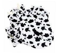 FUTUREORYY Adorable Cow Costume for Dogs Soft and Creative Pet Clothing for Events for Halloween and Photo Opportunities