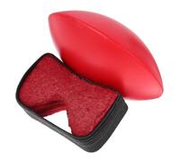 FUTUREORYY African Drum Finger Shaker Red Rhythm Sand Maraca for Ukulele Guitar Percussion Hand Motion Shaker Musical Instrument Accessory