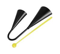 FUTUREORYY Agogo Bells for Toddlers Rustic Iron Cowbell Binaural Sound Handheld Percussion Instrument Develop Rhythm Skills Educational Musical Toy for Young Learners