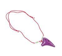 FUTUREORYY Alto Ocarina Six Mini Flute Musical Instrument for Beginners with Precise Tone Holes Beautiful Ethereal Sound and Included Playing Tutorial Bag and Lanyard Gift Random Color