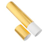 FUTUREORYY Artwork Storage Tube for Posters and Drawings Reusable Paper Mailing Tube 26cm Capacity with Gold Finish Protective Carrier for Photo and Artwork Storage for Travel