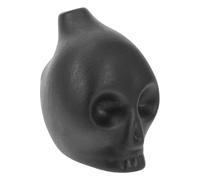FUTUREORYY Aztec Death Whistle Black Ceramic Halloween Whistle Decoration Spooky Screaming Sound Prop for Parties Rituals and Horror Music Effects