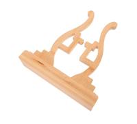 FUTUREORYY Bamboo Folding Fan Holder Stand Vintage Japanese Display Base Vase Shape Rack for Summer Collectibles Home Decor Sturdy Traditional Design for Desk