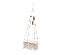 FUTUREORYY Bohemian Hanging Cat Bed Macrame Cat Hammock Breathable and Comfortable Kitten Swing Bed Easy to Clean for Fun and Relaxation