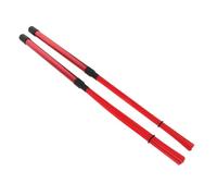FUTUREORYY Cajun Drumsticks Aluminum Alloy Rod Nylon Wire Brush for Jazz Percussion for Live Performances and Home Practice