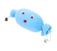 FUTUREORYY Candy Shaped Soft Plush Cat Toy with Bell Interactive Chew and Teething Toy for Kittens and Comfortable Indoor Play Decoration for Creative