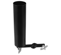 FUTUREORYY Carbon Steel Drumstick Storage Bucket Percussion Accessories Organizer for Drummers Beginners Efficient Compact Drumstick Container Case for Music Performance and Education Black