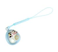 FUTUREORYY Cat Eye Bell Pendant Cute Japanese Style Hanging Key Charm for Bags and Keys Unique Decorative Accessory Copper Bell for Car Purse Backpack and Handbag