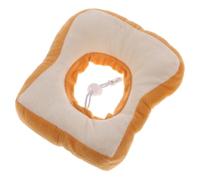 FUTUREORYY Cat Recovery Collar Bread Shape PET Cone Adjustable Anti-Licking Soft Cotton Neck Collar Breathable Protective Anti-Scratch PET Neck Decor