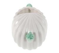 FUTUREORYY Ceramic Hamster Bath Container Portable Sand Bath for Small Animals Easy-clean Small Pet Bathtub Hideout Decorative Cage Accessory for Hamsters Chinchillas