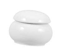 FUTUREORYY Ceramic Pet Urn Small Keepsake Ashes Jar White Medium Size Cremation Urns for Dogs and Cats for Small Pets