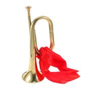 FUTUREORYY Charge Bugle Alloy Horn Sturdy Professional Wind Instrument for Military and Orchestra Use