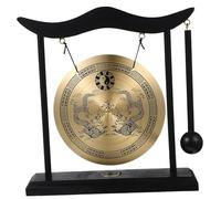 FUTUREORYY Chinese Year Decorations Gong Ornament Home Decoration Chinese Style Gong Instrument