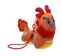 FUTUREORYY Chinese Year Dragon Plush Doll Hanging Ornament Kawaii Stuffed Dragon Mascot for Home Decoration and Festive with Hanging String