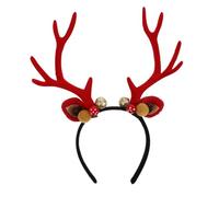 FUTUREORYY Christmas Reindeer Antlers Headband Animal Headpiece with Pine Cone Charms Sturdy Comfortable Fit Festive Party Accessory for Adults and Women Holiday Decor
