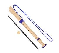 FUTUREORYY Clarinet Beginner Recorder Lightweight Abs Instrument with Support Three Detachable Design for Easy Storage and Stable Sound Blue PVC Bag Included