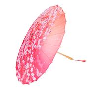 FUTUREORYY Classical Oil Paper Umbrella Cherry Blossoms Design Structure for Japanese Dance Performances Cosplay and Chinese Costume Parties Decorative Centerpiece for Umbrella-themed Events