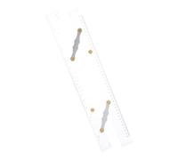 FUTUREORYY Clear Acrylic Navigation Parallel Ruler with Pull Design for Precise Chart Surveying Accurate Nautical Mapping Tool for Ship Captains and Ocean Research