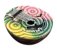 FUTUREORYY Coconut Shell Thumb Piano Finger Piano for Home Decor Portable Musical Gift for Beginners and Music Lovers