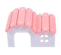 FUTUREORYY Colorful Hamster Hideout House Small Animal Hideaway for Guinea Pigs Rabbits Chinchillas with Design and Playful Slide Reusable Sleeping Nest for Cage Decoration and Pet Comfort