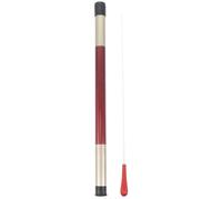 FUTUREORYY Concert Tool with Superb Workmanship 2pcs Conducting Baton Set Red Synthetic Material in Dark Red for Orchestra and Team Performance
