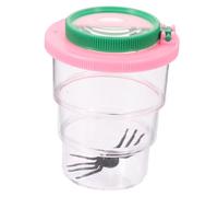 FUTUREORYY Convenient Multi Function Magnifier Box for Outdoor Insect Viewer Transparent Critter Jar for Backyard Exploration and Science Learning Safe Plastic Construction