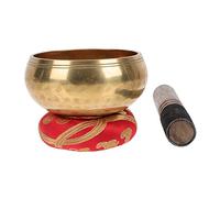FUTUREORYY Copper Tibetan Singing Bowl Set for Meditation and Relaxation with Delicate Design and Harmonic Ambient Sound Suitable for Yoga and Mindfulness Practice Random Color
