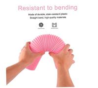FUTUREORYY Creative Pink Hamster Tunnel Long Pet Tube for Indoor Play and Exercise Fun Small Animal Activity Supplies for Hamsters and Pets at Home