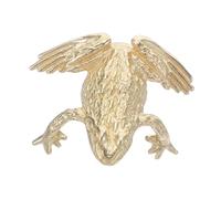 FUTUREORYY Decorative Toad Shaped Brass Pulls Ergonomic Vintage Animal Handles for Cabinets Nursery Scratch Resistant Brass Handles