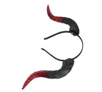 FUTUREORYY Detachable Horns Headband Lightweight Devil Horn Hairband for Halloween Cosplay Festivals and Carnivals Comfortable Soft PU and Iron Construction
