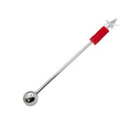 FUTUREORYY Detachable Stainless Steel Conducting Baton White 90cm with Drum Major Accessory for Marching Band and Military Music Concerts