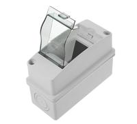 FUTUREORYY Distribution Box with Transparent Window Electrical Junction Box for Indoor and Outdoor Use Circuit Breaker Protection Enclosure for Power Distribution