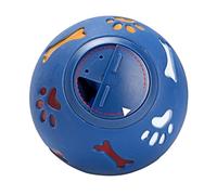 FUTUREORYY Dog Leaking Food Small Blue Educational Scented Ball for Interactive Play Safe and Durable Easy to Clean with Water Outlet
