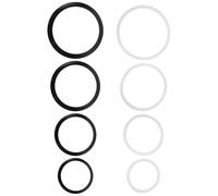 FUTUREORYY Drum Dampening Rings Kit with Snare Dampener Pads Complete Sound Isolation for Noise Control Practice and Live Performance Mute Pads for Full Drum Kit Suppression