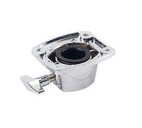 FUTUREORYY Durable Cymbal Holder Clamp for Drum Kit Percussion Replacement Accessory Silver Lightweight Tom Mount for Drummers Easy to Carry and Secure