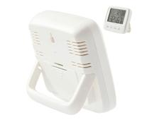 FUTUREORYY Electronic Digital Indoor with LCD Display Wall-mount and Table-stand Hygrometer for Accurate Dry and Wet Temperature Measurement Soft Brightness for Eye Comfort Battery Not