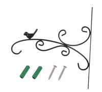 FUTUREORYY Elegant Wall Hanging Planter Hook with Curved Iron Bracket for Indoor Outdoor Garden Decor Stylish Plant Holder and Bird Feeder Accessory Easy Mount Fence Wall for Balcony Patio