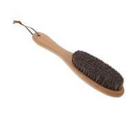 FUTUREORYY Ergonomic Horsehair Dust Brush with Wooden Handle for Thorough Grooming and Dust Removal Portable Lightweight Suit and Shoe Cleaning Brush for Horses Outdoor Use