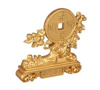 FUTUREORYY Feng Shui Money Tree Copper Ornament with Ancient Chinese Coins for Wealth Prosperity Easy Shake Activation Luck-bringing Decoration for Home Office Store Sturdy Craftsmanship