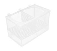 FUTUREORYY Fish Breeder Net with Divider and Suction Cups Large Polyester Hatchery Incubator for Aquarium Fish Nursery Separation Box to Protect Fry and Enhance Survival Random Color