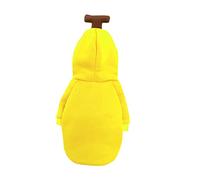 FUTUREORYY Fruit Style Dog Hoodie for Small to Medium Dogs Stylish Banana Bodysuit for Parties and Everyday Wear Soft and Comfortable Pet Clothes for Photo and Outdoor Activities