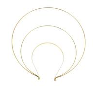 FUTUREORYY Golden Three Layer Crown Headband DIY Hair Hoop Baroque Goddess Hair Band for Women Cosplay Halloween Wedding Party Renaissance Chinese Costume