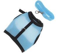 FUTUREORYY Guinea Pig Sweater Harness Leash, l Size Mesh Rabbit Harness and Hamster Pulling Rope, Soft Breathable Pet Traction Rope for Small Pets Walking