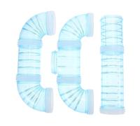 FUTUREORYY Hamster Maze Tube 24X2.2In Plastic Tunnel for Small Pets DIY Habitat Expansion Anti-Lost Design