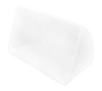 FUTUREORYY Hanging Plastic Chicken Feeder Trough with Buckles and Screws, White Livestock Feed Rack for Poultry, Goats, Ducks, and Sheep, Water Feeder for Chicken Coop and Farm Animals