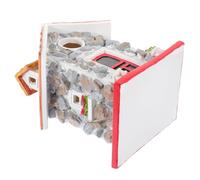 FUTUREORYY Heavy-duty Resin Hanging Bird Nest Box for Outdoors Small Stone Hummingbird House with Secure Cozy Shelter for Backyard Trees Balconies and Garden Decor