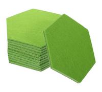 FUTUREORYY Hexagon Felt Wall Tiles 12Pcs Acoustic Absorption Felt Panels for School Office Decorative Board Pieces