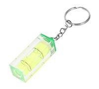 FUTUREORYY High-Precision Spirit Level Keychain with Bubble Indicator Portable Pocket Keyring for Carpentry and DIY Projects Lightweight Horizontal Bubble Level for Keys and Bag Random Color